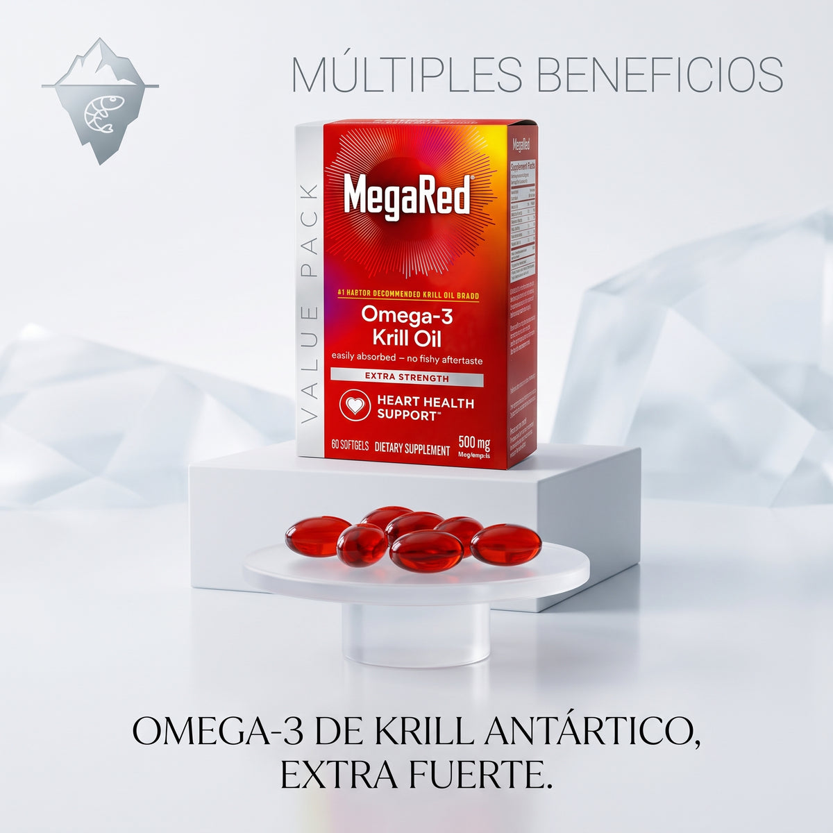 MEGARED Omega-3 Ultra — La Fórmula Omega-3 que tu Cuerpo Necesitaba