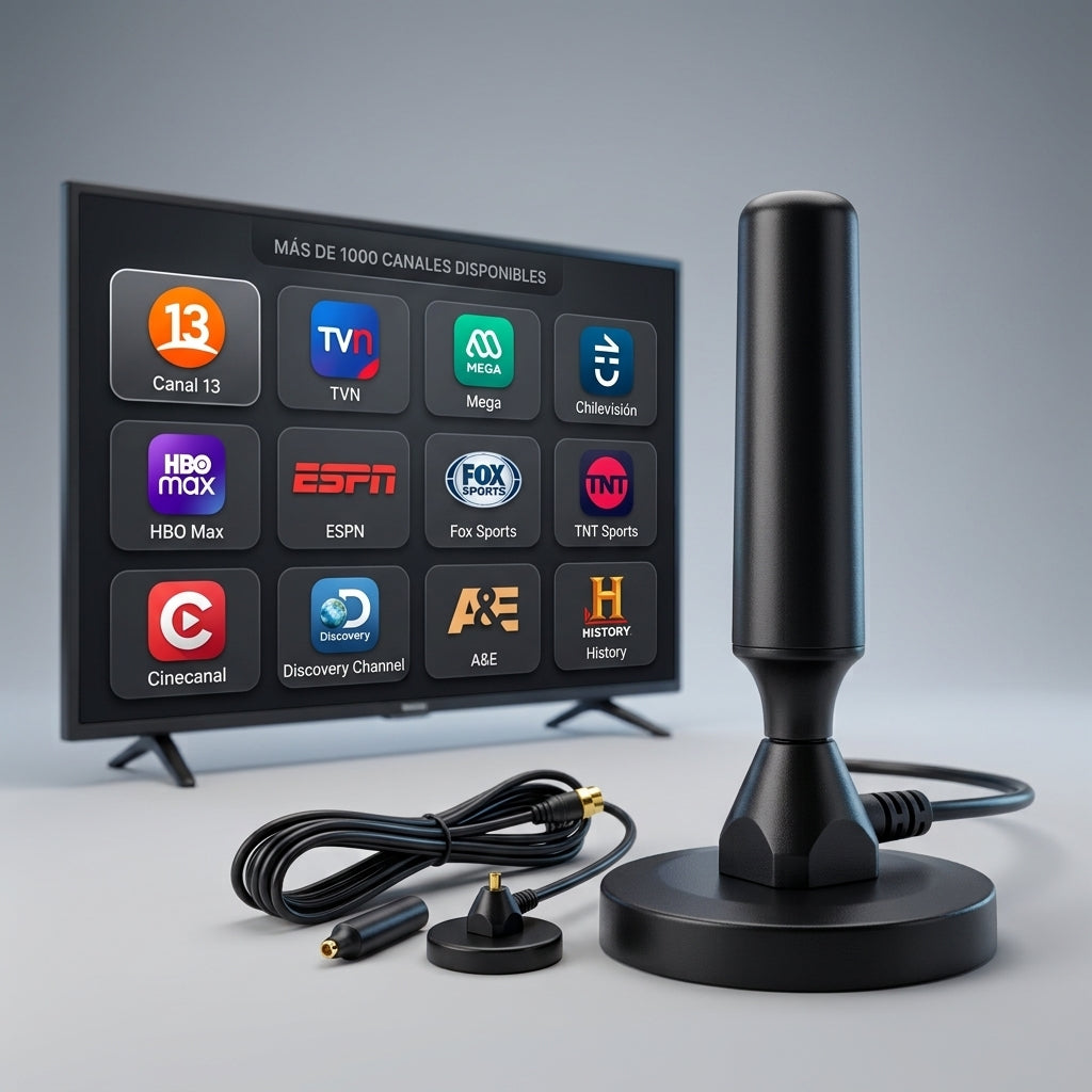 Antena de TV 4K 2x1