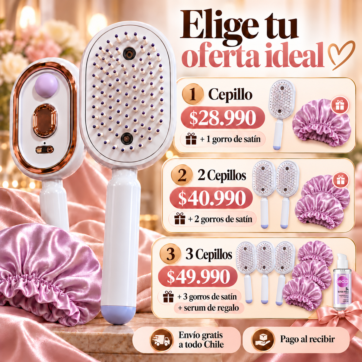 CEPILLO SPA 3 EN 1 + REGALOS