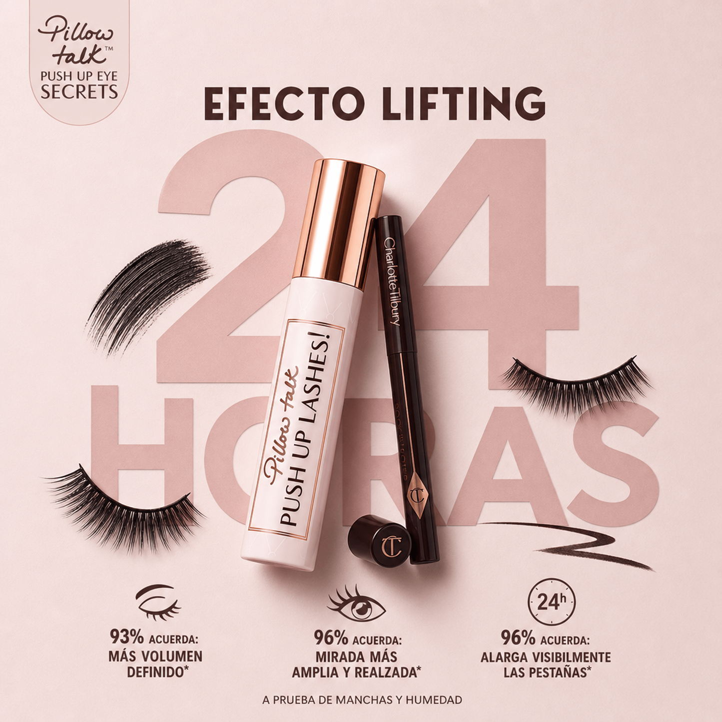 Charlotte Tilbury Pillow Mascara de pestaña + delineador